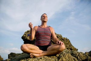 Yogi Aaron Meditating