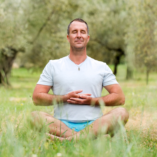 Yogi Aaron Meditating in Nature
