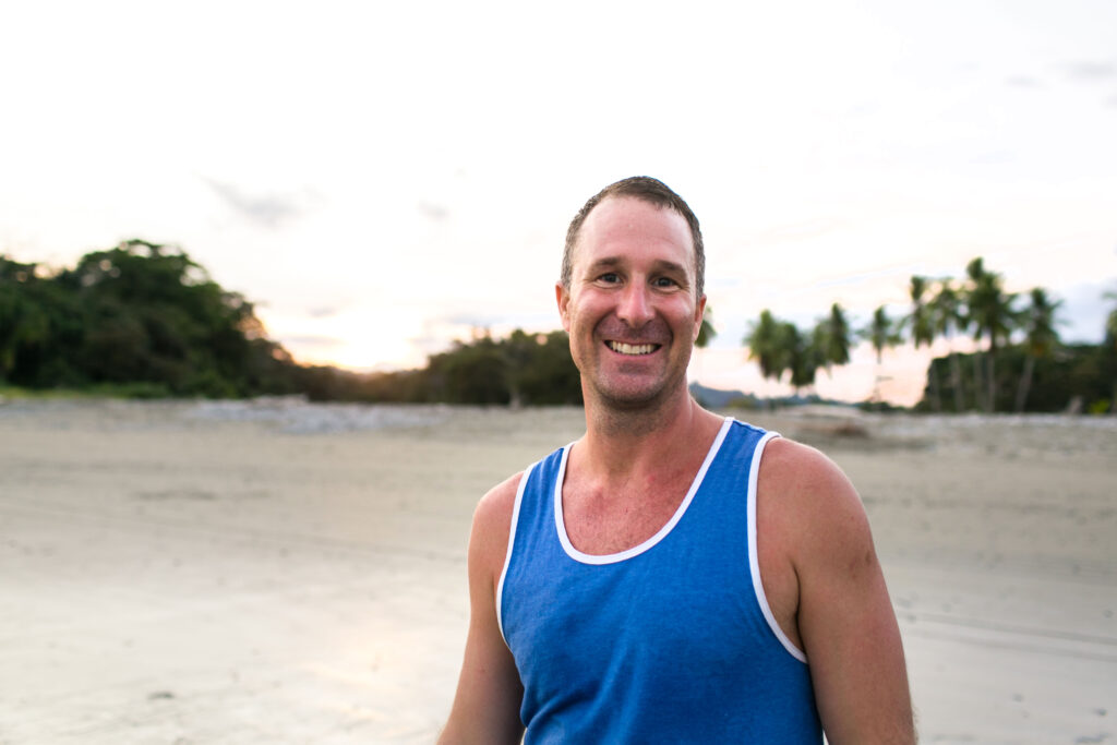 Yogi Aaron Headshot on Beach