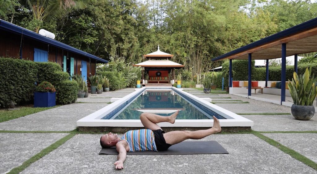 single leg extensions for yoga for pain free movement