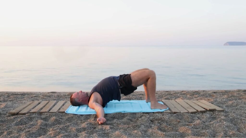 Bridge Pose by Yogi Aaron