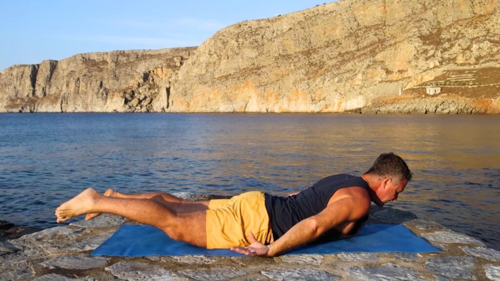 Locust Yoga Pose by Yogi Aaron