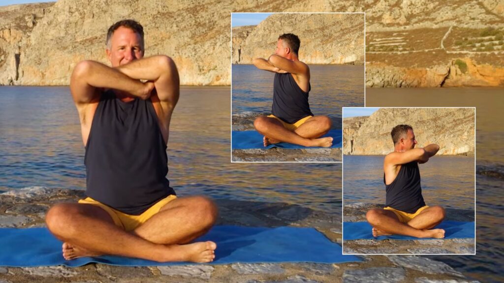 Seated Yoga Twist by Yogi Aaron