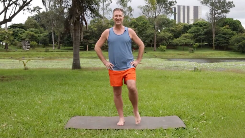 Tree Pose Variation by Yogi Aaron, Creator of the AYAMA Method