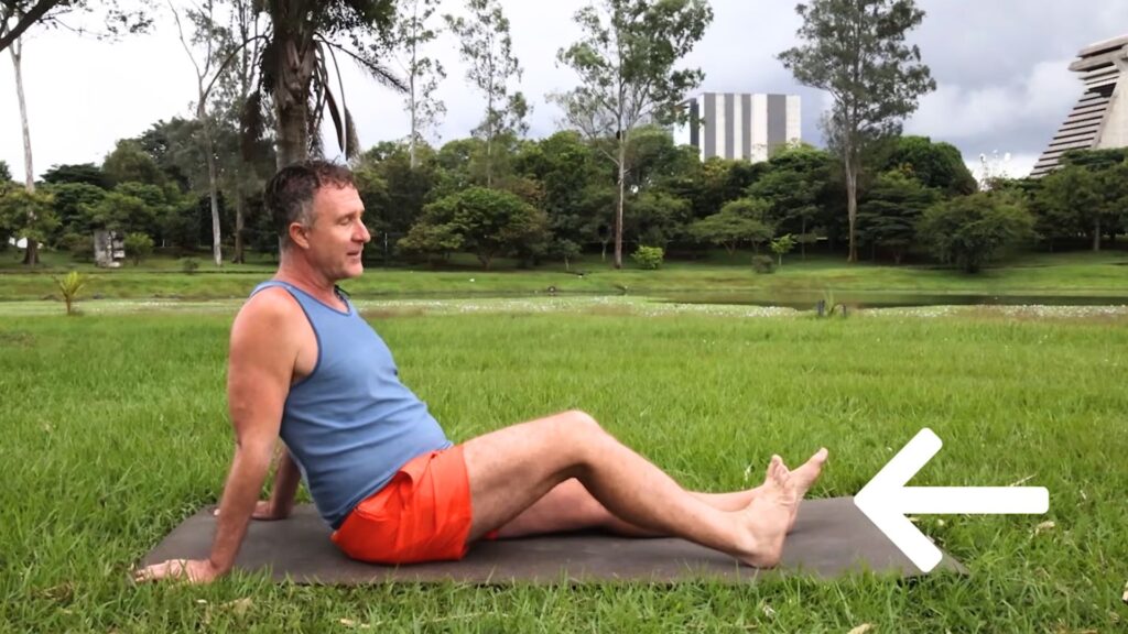 Anterior Tibialis Activation Demonstrated by Yogi Aaron, founder of the AYAMA Method